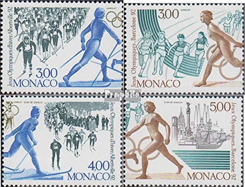 Prophila Collection Mónaco Michel.-No..: 2011-2014 (Completa.edición.) 1991 olímpicos Juegos de Invierno´92 Albertvi (Sellos para los coleccionistas) Deportes de Invierno