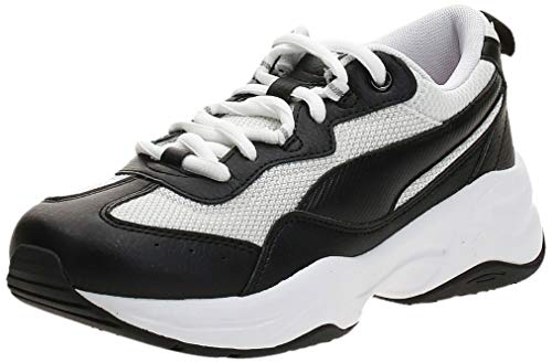 PUMA Cilia, Zapatillas Mujer, Negro (Black/White/G Violet/Silver), 37.5 EU