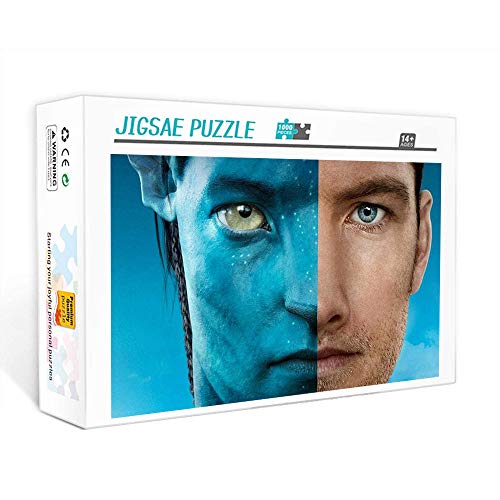 Puzzle de 1000 piezas para adultos Cartel de personaje de película Avatar Juego familiar, trabajo en equipo, regalo y regalo para amantes o amigos. 75x50cm