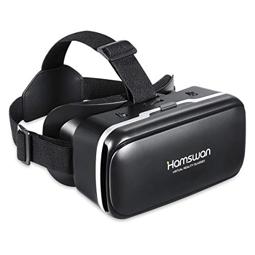 REDSTORM VR Headset Gafas de realidad virtual 3D VR con lente ajustable y cómoda correa para móviles de 4.7 a 6 pulgadas, juego y películas inmersivos