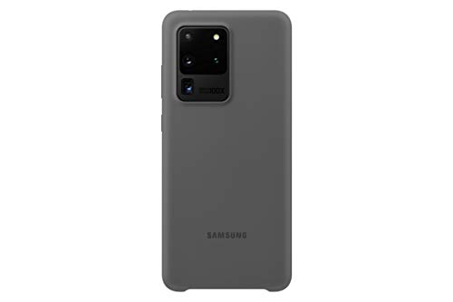 Samsung - Funda de silicona para Galaxy S20 Ultra, gris