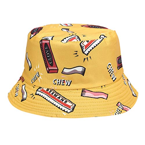 Sombrero de piquero unisex japonés Harajuku Hip Hop para lavabo, gorro de pescado, sombrero de sol impreso
