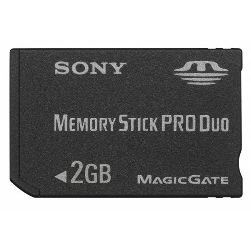 Sony Memory Stick entretenimiento unidades msx-m2gsep – Flash tarjeta de memoria (Memory Stick Duo adaptador incluido) – 2 GB – MS PRO Duo