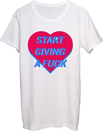 Start Giving a F**k Heart Love - Camiseta para hombre