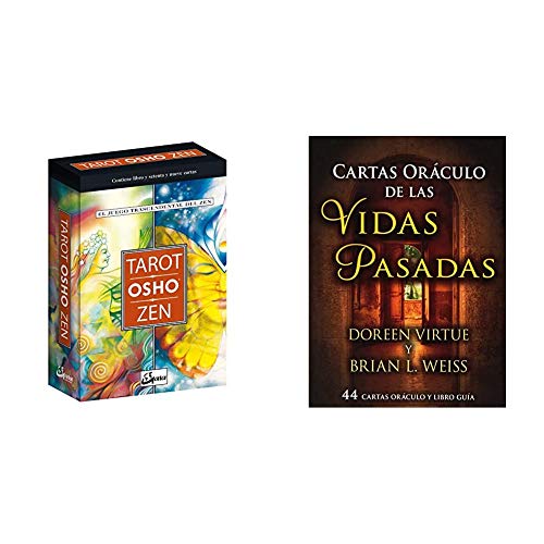 Tarot Osho Zen: el Juego Trascendental Del Zen (Tarot, oráculos, juegos y vídeos) + Cartas Oráculo De Las Vidas Pasadas: 44 cartas oráculo y libro guía