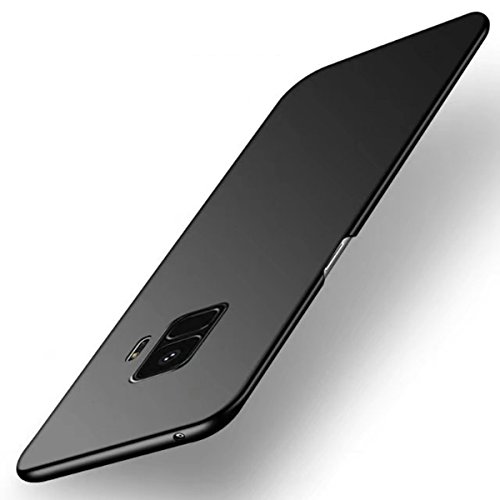 Tianqin Funda Samsung Galaxy S9 Plus, Ultra-Delgado Carcasa Protectora Ultra Ligera PC Plástico Duro Case Anti-Rasguños Parachoque Estilo Simple para Samsung Galaxy S9 Plus Estuche - Negro