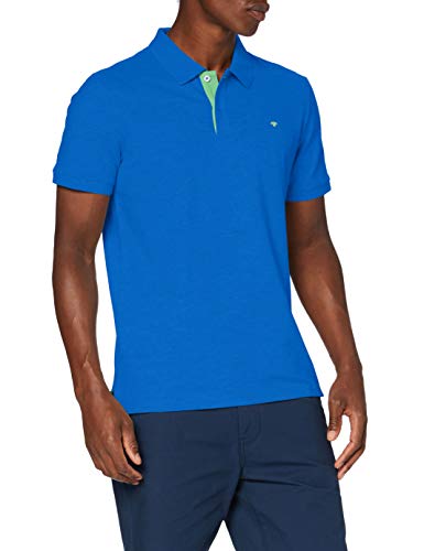 Tom Tailor Basic Camisa de polo Azul ( 20587/Victoria Azul ) , XL para Hombre