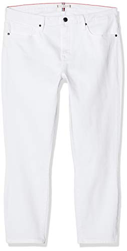 Tommy Hilfiger Mujer Como Skinny Rw A Clr Jeans, Blanco (White Ybr), W24/L32