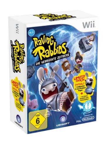 Ubisoft Raving Rabbids - Die verrückte Zeitreise (Wii) - Juego (Nintendo Wii, Acción / Aventura, E12 + (Everyone 12 +))