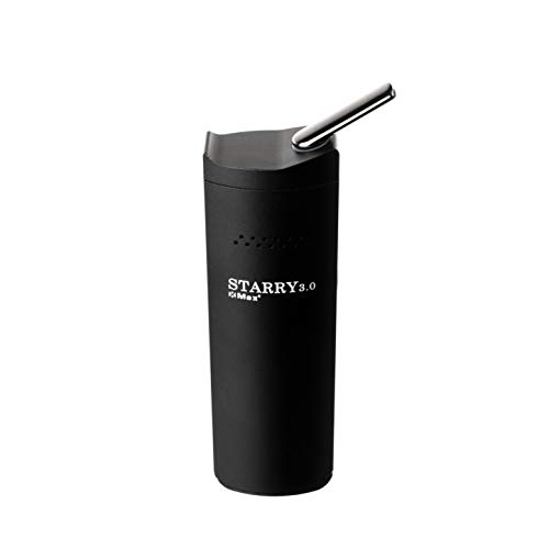 XMAX | Starry 3.0 - Vaporizador portátil - Compatible con hierbas secas, aceites y cera - 2 años de garantía - Kit completo - Negro