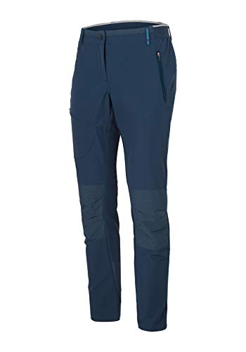 Ziener Pantalones de Senderismo para Mujer Nida Lady (Pant), Transpirables, de Secado rápido, elásticos, Mujer, 199151, Azul Antiguo, 38