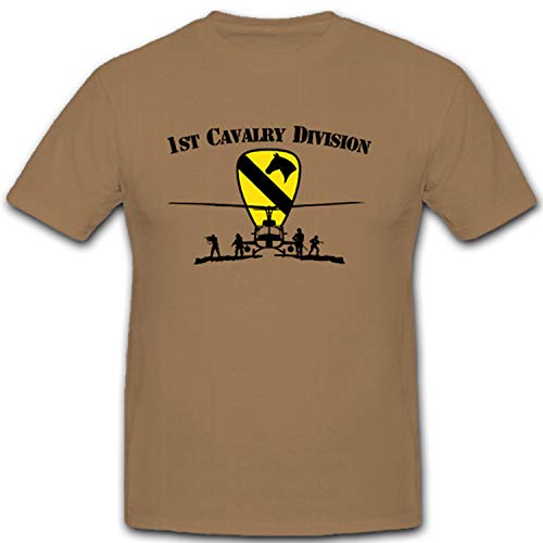 1st Cavalry Division Estados Unidos Soldados helicóptero helicóptero US – Camiseta # 7818 arena Medium