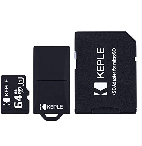 64GB microSD Tarjeta de Memoria | Compatible con Xiaomi Redmi Y3, 7A,7, 8A, 6A,6, 6 Pro, S2, Y2, Go; Note 8 Pro, 8, 7 Pro, 7, 7S, 5 Pro; Mi 9 Lite, A3, CC9, CC9e, Play, 8 Lite, A2 Lite, MAX 3; F1