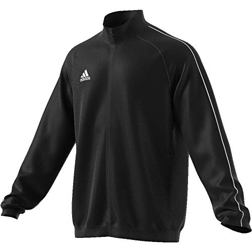 Adidas Core18 Pre Jkt Chaqueta de Deporte, Hombre, Negro (Negro/Blanco), M