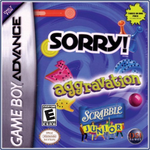 Aggravation/Sorry/Scrabble Jr / Game [Importación Inglesa]
