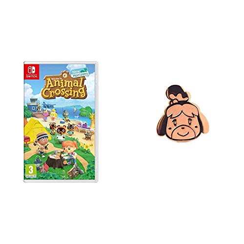 Animal Crossing: New Horizons (Nintendo Switch) + Pin Isabelle