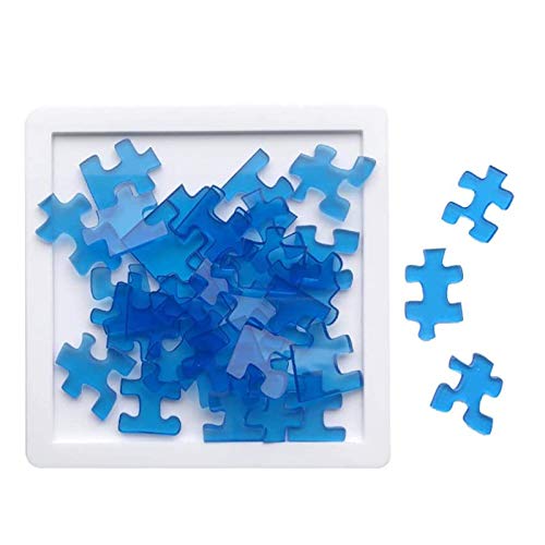 ASY Jigsaw Rompecabezas Nivel 10 29/100 Piezas Super difícil Puzzle Cerebro Desafío Inteligencia Juguetes Transparente Perfil de plástico para niños Adultos y Adolescentes,29