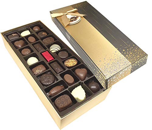 Belgian Luxury Chocolates 46 Piezas - 570 Gr. En Caja Regalo.