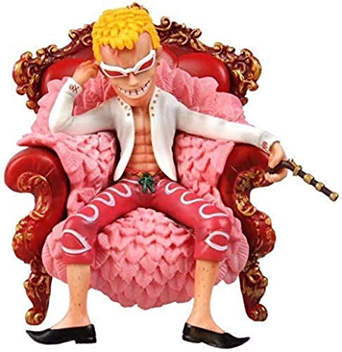 BGQ estatuilla Don Quijote Mini Trono Anime Figura muñeca decoración colección de Adornos Juguete animación Personaje Modelo 14cm
