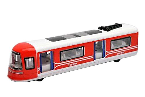 Black Temptation Metro Tren de Juguete Modelo de Trenes de Juguete Simulación Locomotora Rojo