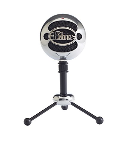 Blue Microphones Snowball - Micrófono USB con dos patrones de captación versátiles y diseño óptimo y retro para grabación, transmisión y podcasting en PC y Mac, color Plata (Versión de aluminio)
