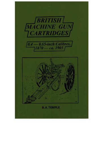 British Machine Gun Cartridges: 0.4" to 0.65" Calibres, 1870-1905
