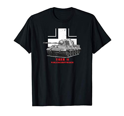 carro de combate WW2 Panzerkampfwagen Tiger II Camiseta