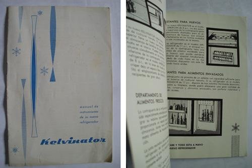 Catálogo Publicitario : Manual de instrucciones de su nuevo refrigerador KELVINATOR
