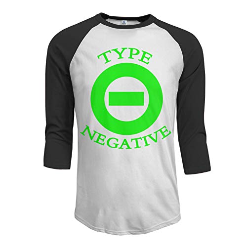 Charity Packer Tipo O Camiseta Negativa Casual Camisas de Manga Media para Hombre Camisetas Frescas Camisetas Sueltas de algodón Negro Pequeño