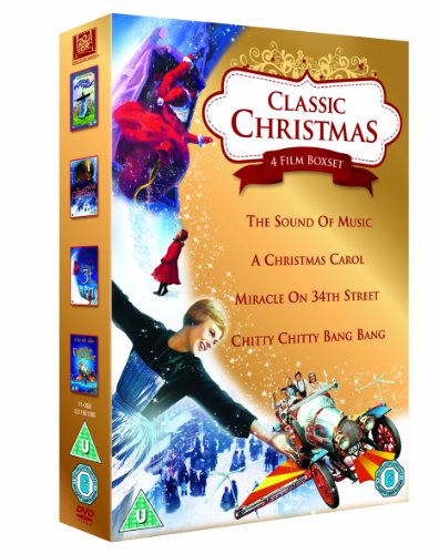 Classic Christmas - Christmas Carol / Miracle On 34Th Street / Chitty Chitty Bang Bang (4 Dvd) [Edizione: Regno Unito] [Reino Unido]
