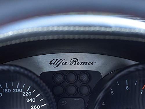 Cubierta De Acero para Alfa_Romeo GTV & SPIDER (916) - 1 Pieza Kombiinstrument Inox Metal Cepillado Interior Decoración Personalizados Hechos a Medida Tuning