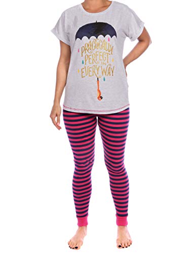 Disney Pijama para Mujer Mary Poppins Multicolor Size Large