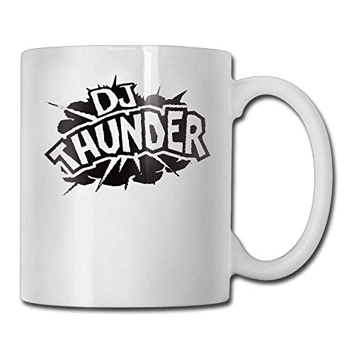 Dj Thunder Custom Coffee Mugs / 11oz Ceramic Tea Cup - Novelty Gift