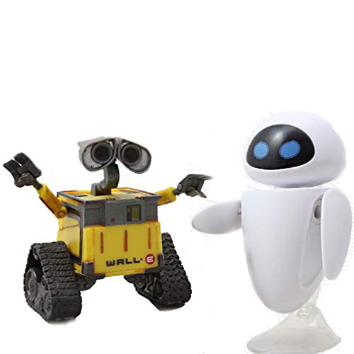 Generies 2pcs Wall · E Walle Eva Robot Figura Juguete Modelo