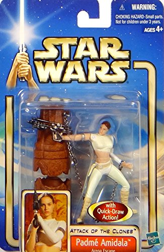 Hasbro 'Padme Amidala Arena Escape Attack Of The Clones Figura No. 02 – Star Wars Saga Collection 2002 – 2004