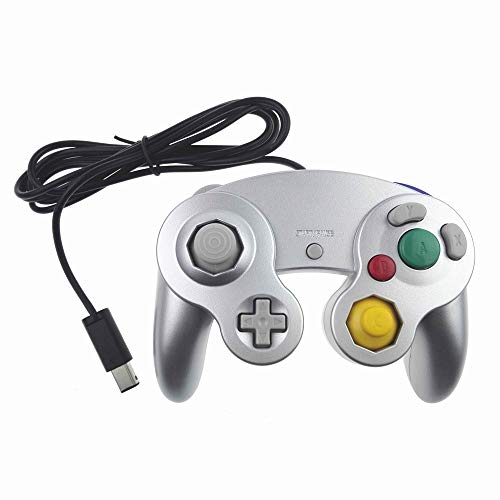 Kajiali Mando de juego para Nintendo GC y Wii U con cable NGC Classical Joystick (7 tipos de colores)