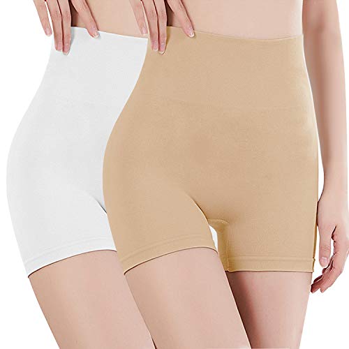 Libella Pantys Pantalones Faja de Mujer Que realzan tu Figura con Efectos Vientre Plano 3605 Beige+Blanco M/L