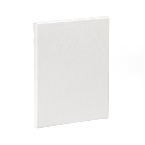 Lienzos Levante Lienzo de Algodón en Blanco, Listones de 46x17 mm, Imprimación Acrílica, 27x16 cm 3M