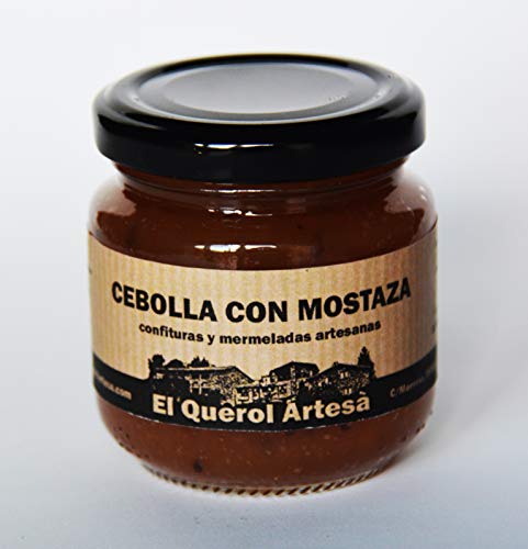 Mermelada Artesana de CEBOLLA CON MOSTAZA. 170gr. Ingredientes 100% naturales. Envíos gratis a partir de 20€.
