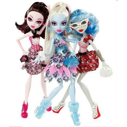 Monster High pack 3 muñecas