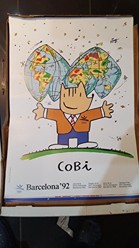 Poster barcelona 92 cobi 70x50cm