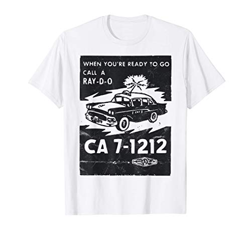 RADIO TAXI / Taxi antiguo / Estilo de cine negro Camiseta