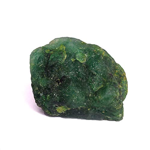 Real Gems Piedra Prima de Color Verde Esmeralda en Bruto, Piedra Preciosa Natural en Bruto, fabricación de Joyas Esmeralda Verde 16.00 CT Gema Suelta