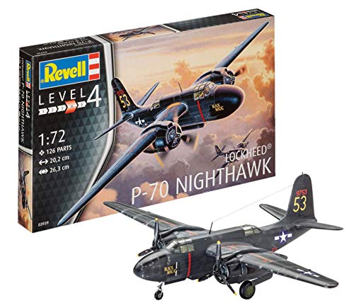 Revell-P-70 Nighthawk, Kit de Modelo, Escala 1:72 (3939) (03939), 20,2 cm