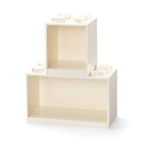 Room Copenhagen Conjunto de estantes Tipo Bloques Lego, 2 Unidades, Blanco, One Size