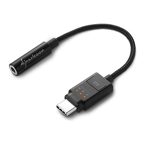Sharkoon Mobile DAC - Tarjeta de Sonido Externa USB Tipo C