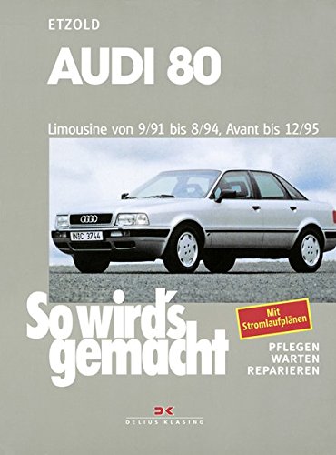 So wird's gemacht. Audi 80: Limousine von 9/91 bis 8/94, Avant bis 12/95. Audi 80 / Quattro. Audi 80 Avant / Quattro. Audi Coupé / Audi Cabrio: 77
