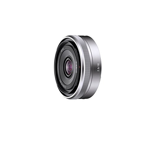 Sony SEL16F28 - Objetivo para Sony (distancia focal fija 16mm, apertura f/2.8-22, diámetro: 49mm) plateado