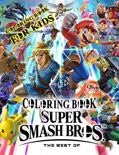 Super Smash Bros The Best of Coloring Book for Kids