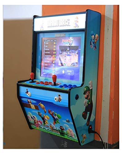 Theoutlettablet @ - Bartop Pared Arcade con Pedestal Pandora Box 3D WiFi+ 4018 Retro Games Arcade Console Video Gamepad Modello Bartop Street Black